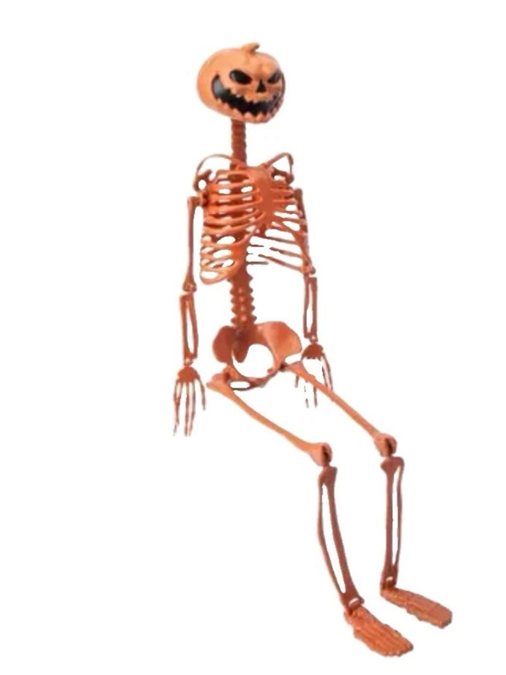 3ft Pumpkin Man Skeleton Hanging Decoration Halloween Spooky Jack O Lantern New